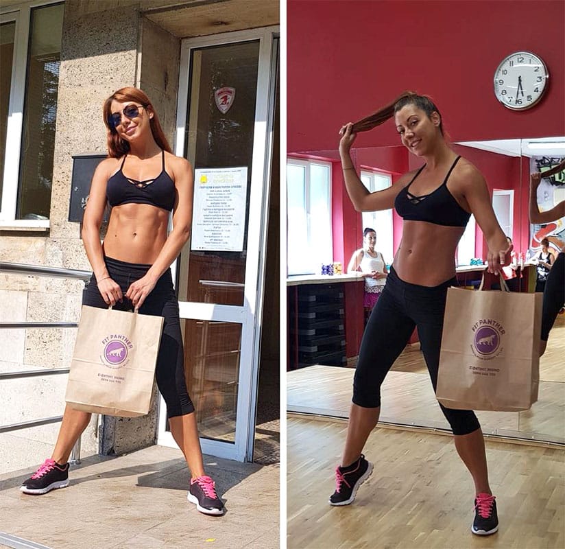 Свети от KombatXtreme с плик здравословна храна от FitPanther