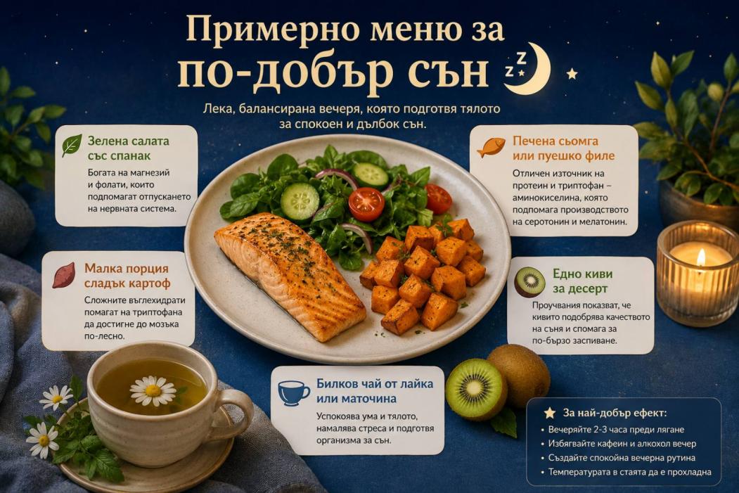 Хранителни вещества за производство на мелатонин Хранителни вещества за производство на мелатонин | Nutrients for melatonin production