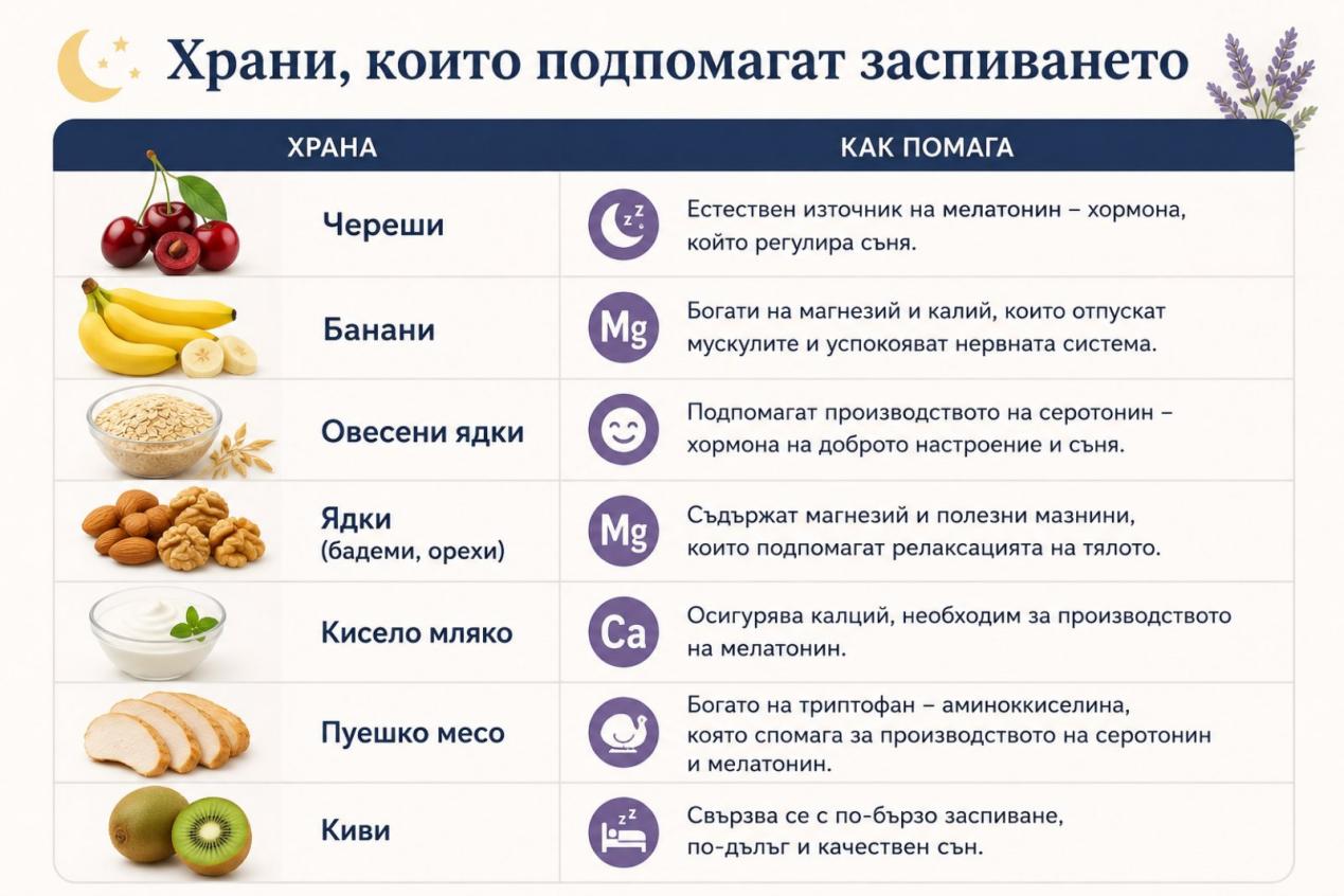 Магнезий – естественият успокоител за по-добър сън Магнезий – естественият успокоител за по-добър сън | Magnesium – natural relaxant for better sleep